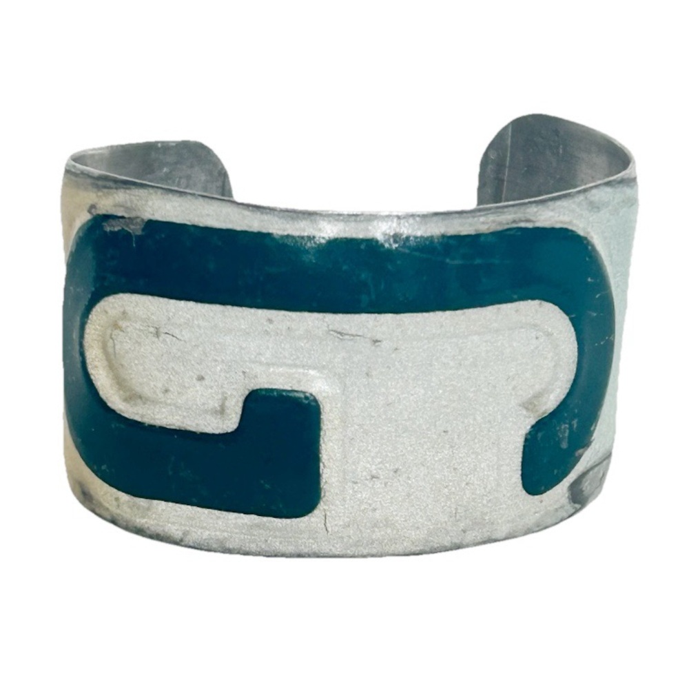 Florida Car Licence Plate Bangle Bracelet Cuff G Metal Silver Teal Purple Yellow